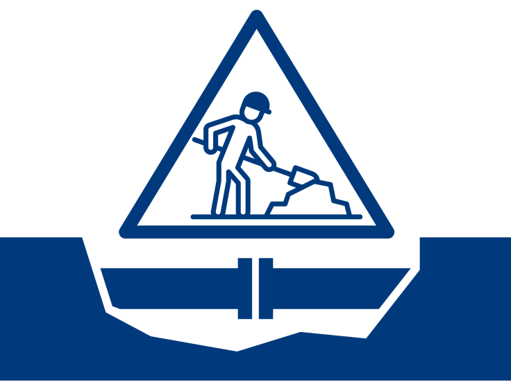 Travaux chauffage à distance Entre-deux-Lacs