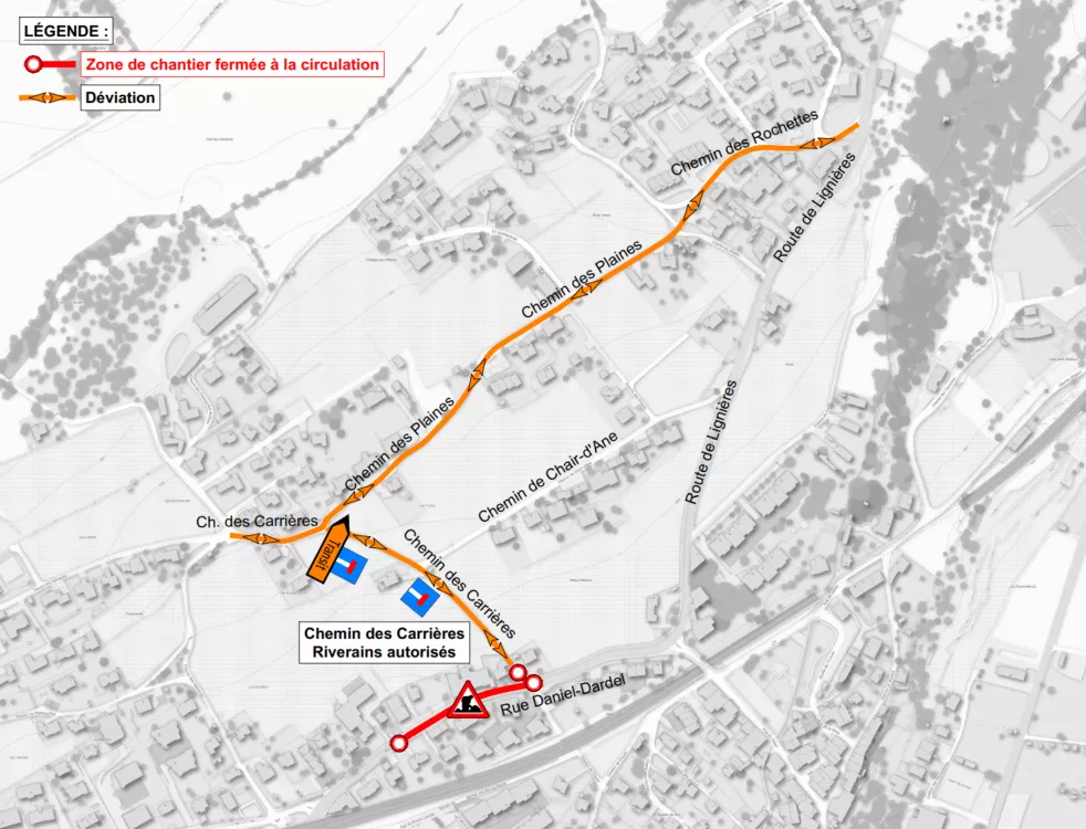 Travaux chauffage à distance St-Blaise